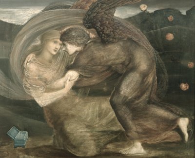 Cupid and Psyche by Edward Burne Jones